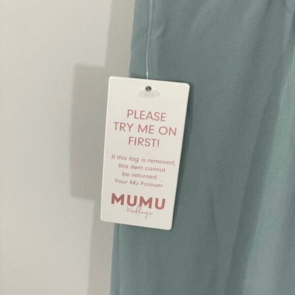 NWT Show Me Your MuMu Jenn V-Neck Sleeveless Bridesmaid Maxi Dress Size Small - Picture 7 of 12